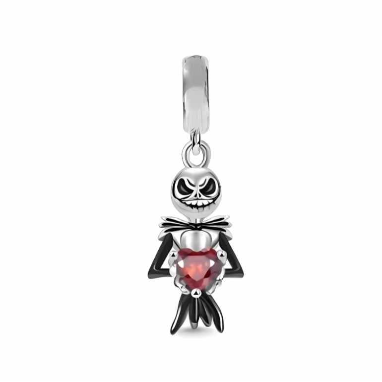 Halloween x Jack Skellington Holding Heart Charm