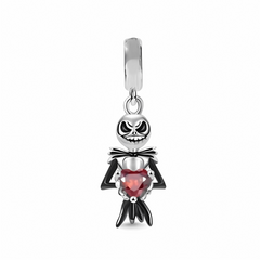 Halloween x Jack Skellington Holding Heart Charm